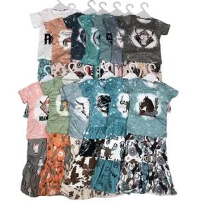 Girl Bell Bottom Outfit Western Clothing Set