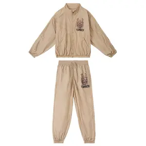 TCH 2 Piece Outfits Graphics Nylon Tracksuit Set Sporty Comfy Breathable