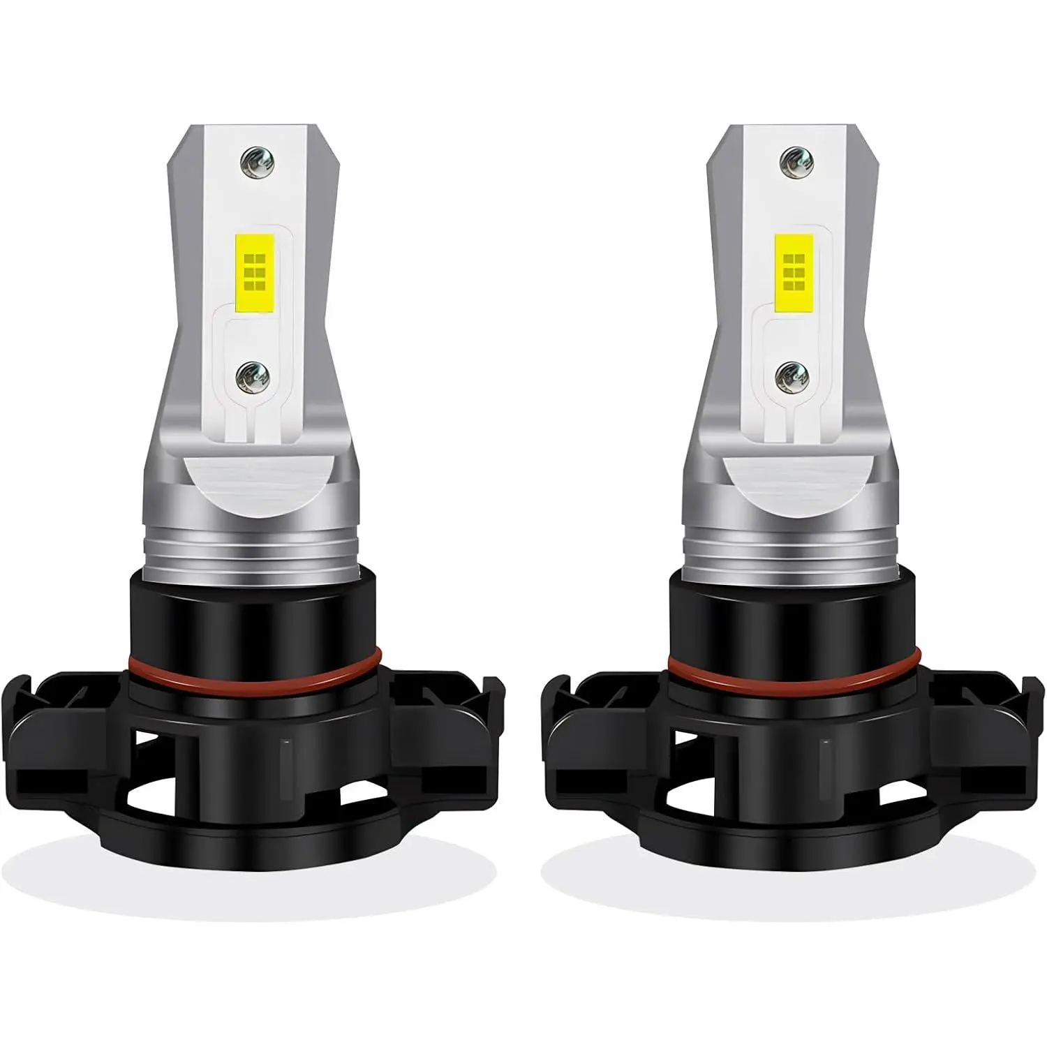 [AUTEY]H16 LED Fog Light Bulbs (5202 / 5201 / PS24W Compatible), 4000LM Super Bright 6000K White, Plug & Play Fog Light Replacement for Cars, Trucks, SUVs – Pack of 2