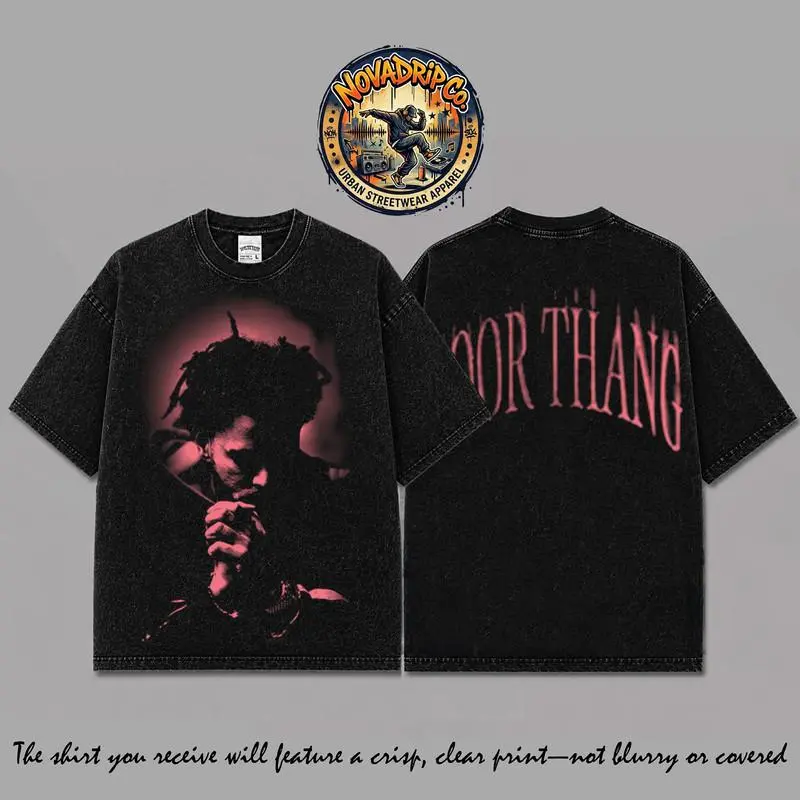J.Cole - The Fall-Off Album Graphic Black Washed T-Shirt V3 Dreamville Fan Merch Vintage Hip Hop Rap Shirt The Fall Off World Tour 2026 Tee Streetwear Graphic Unisex Cotton T-Shirt Gift for J Cole Fans