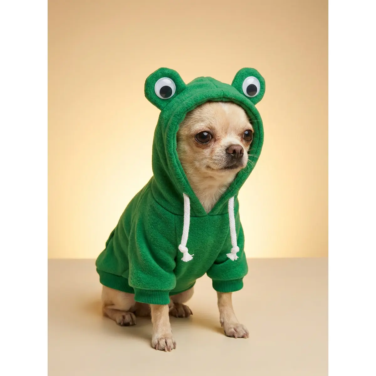 Soft Fleece Hooded Sweater for Puppies/Small Breeds, Fruit Print, Warmth Boost, XS-XL Sizes