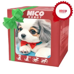 New Realistic Robotic Dog Plush Toy – Interactive Puppy That Walks, Barks & Wags Tail, Adorable Smart Pet Toy for Kids & All Ages, Perfect Christmas Gift for Dog Lovers and Family Fun