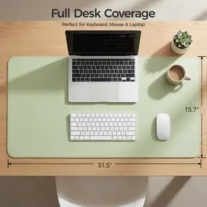 Silicone Desk Mat for Minimal, Creative, Vanity Desk – Reduces Glare, Comfortable Viewing – Writable, Non-Slip, Waterproof, Roll-Up – Food-Grade Platinum-Cured Silicone, Gift Tube（Warm Gray）
