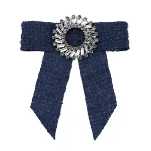 INSPIRE CHIC Women's Bowknot Bowtie for Unisex Accessories Graduate Bow Brooches Ribbon Bow Tie