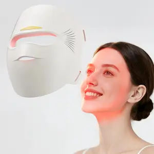 3D Facial Silicone Mask Wireless Design with Magnetic Remote 4 Light Selections Daily Skincare Companion