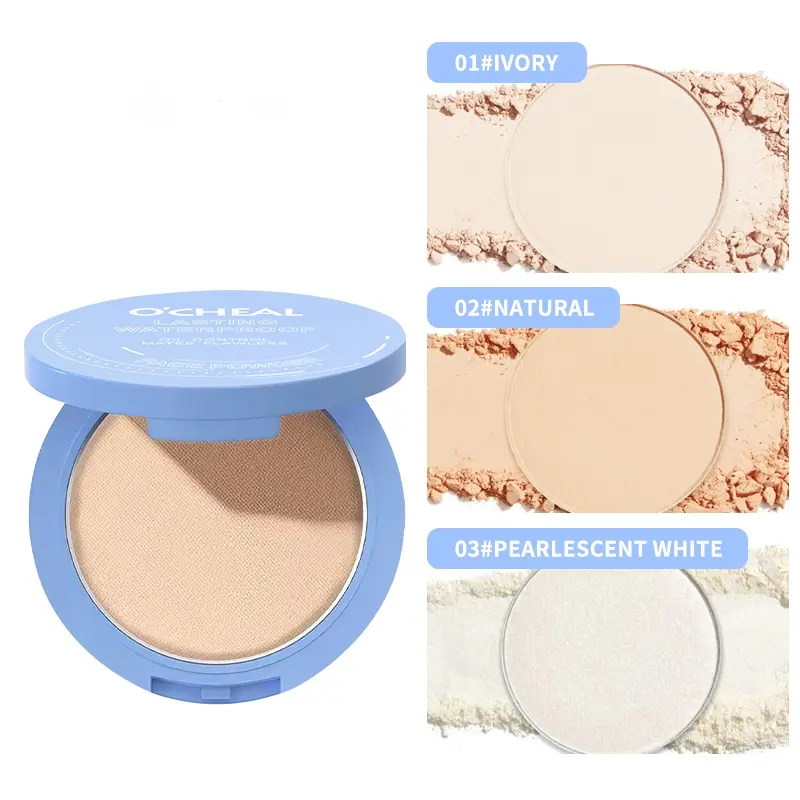 Matte face powder Pressed Finishing Powder Cosmetic Setting Powder Fixing Powder waterproof oil control lasting flawless natural makeup effect Soft Matte Makeup to create a perfect look