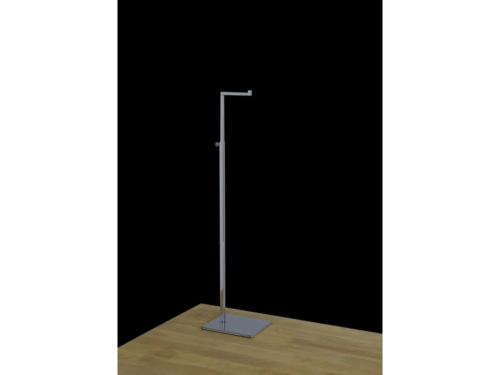 AMKO CSR-L L-Shape Jewelry Stand, Chrome