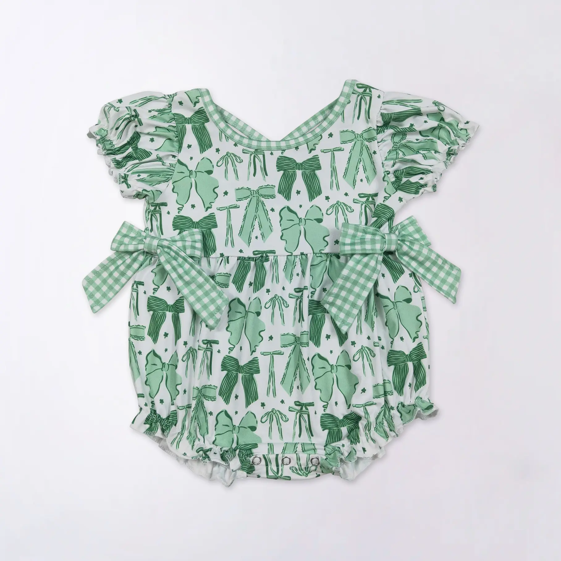Cute St. Patrick's Day Baby Girl Bodysuit, Baby Girl Clothes, Toddler Outfit