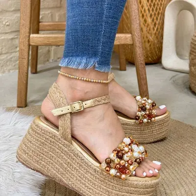Zapatos Para Mujer De Plataforma Con Cuña Elegantes TikTok Shop