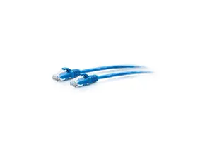 C2G 9ft Cat6a Snagless Unshielded UTP Slim Ethernet Patch Cable Blue C2G30133