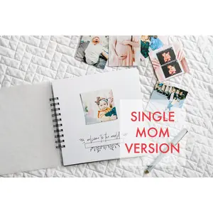 Minimalist Baby Memory Book (Single Mom)