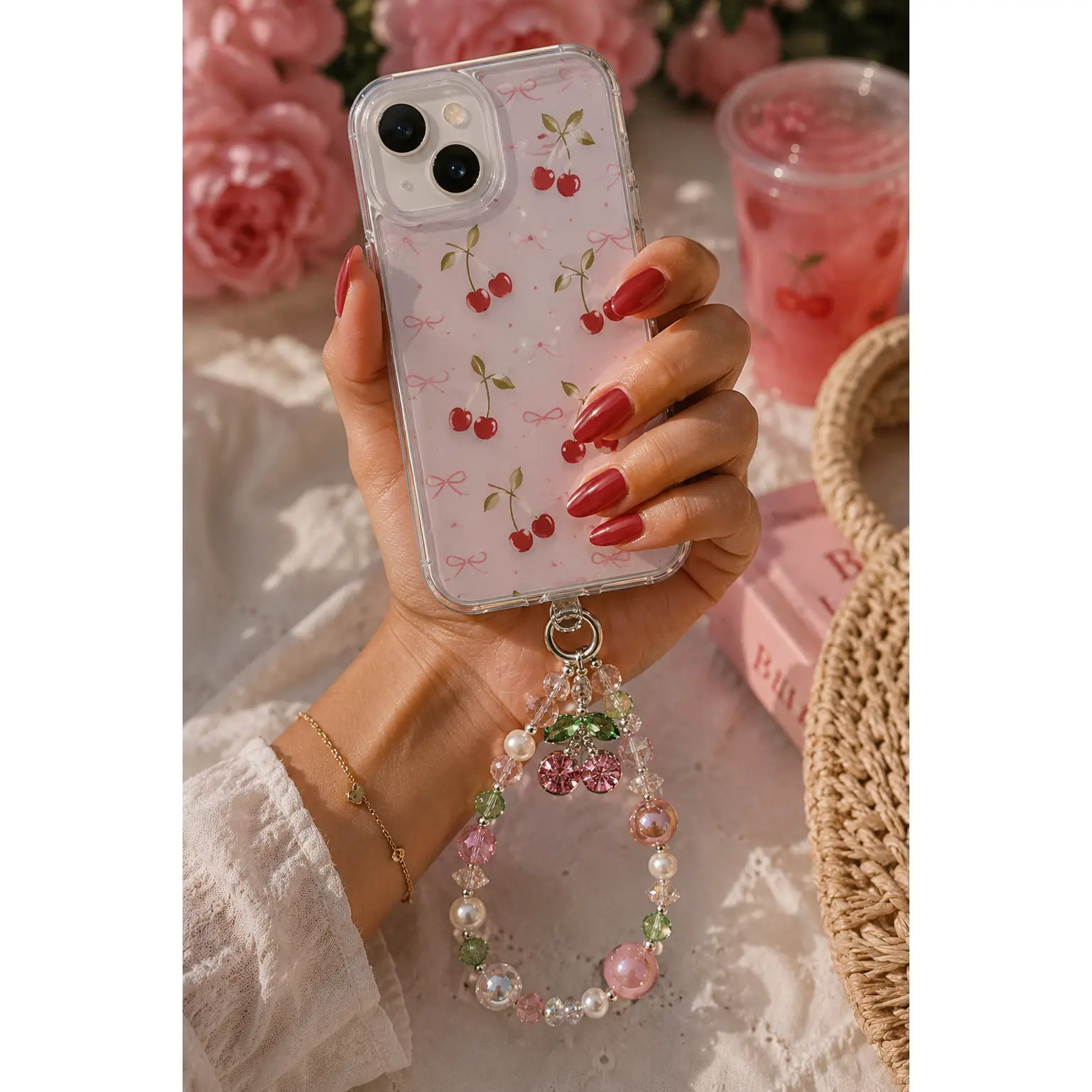 🍒 Cherry Blossom - Phone Charm