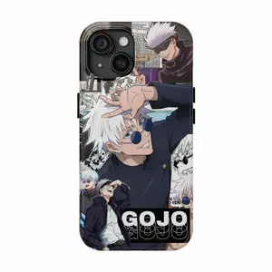 Character G-Gojo Print Themed Phone Case Premium Matte Texture, Protection, Shockproof, Anti-Drop, Anti-Fingerprint For IPhone 17-12, Pro Max, Pro Plus, and Samsung S25-22 Protection Safety