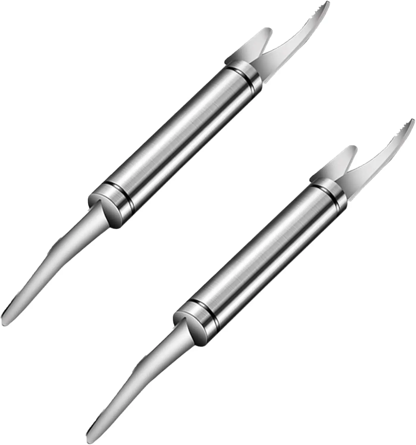 2Pcs 5-in-1 Multifunctional Shrimp Tool Set - Deveiner, Peeler, Cleaner, Oyster Shucking Knife, Ergonomic Non-Slip Grip, 9in Kitchen Essential for Home & Party Use
