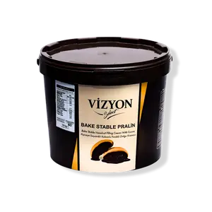 Vizyon Select BAKE STABLE Hazelnut Pralin (22 lbs / 10 kg) - 6% Hazelnut Filling