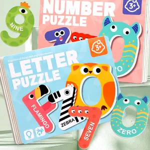 26 Alphabet Magnetic Puzzle, Early Education Magnet Refrigerator Stickers, Logic Thinking Development Toy, Educational Brain Game