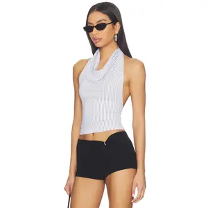 Amelie Teje Cadence Top in Pinstripe