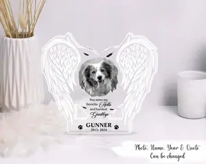 Custom Pet Photo If Love Could Have Saved You - Personalized Custom Shaped Acrylic Plaque Love Keepsake, Memorial Keepsake Gift For Dog Cat Lover