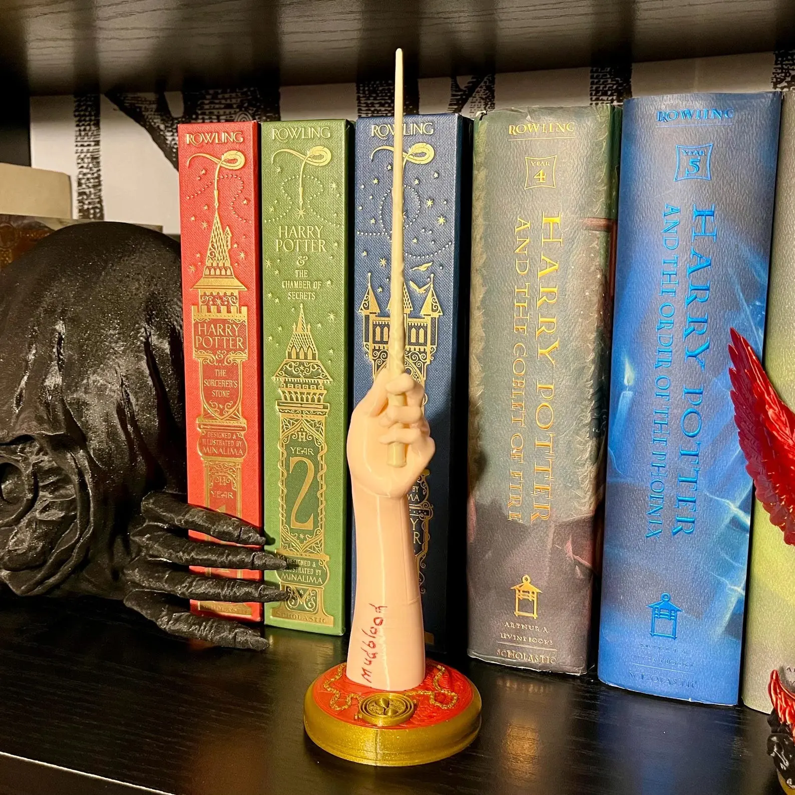 The Lioness Bookshelf Decor - Dramione Inspired 3D Printed Bookish Decor - FULL COLOR