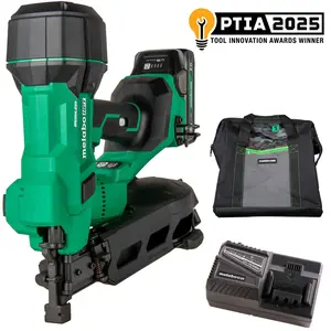 Metabo HPT NV1845DA | 18V MultiVolt™ Brushless 1-3/4" Coil Roofing Nailer (1 x 2.0Ah)