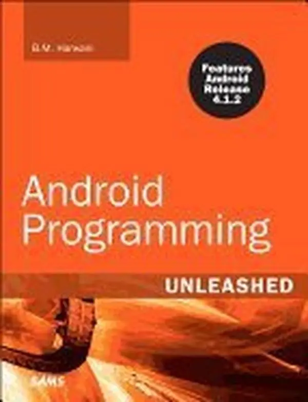 Used Hardcover Book - Android Programming Unleashed by B.M. Harwani, English, with Animations, Media, Code Examples, Emails, Messaging Content, Selection Widgets