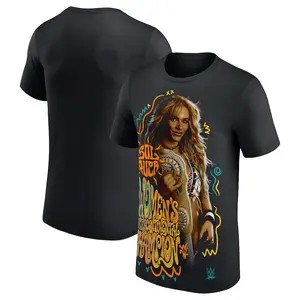 Men's Sol Ruca And New Intercontinental Champion T-Shirt Professional Wrestler Tee For Man and Woman Unisex T-Shirt Hoodie Graphic Basic Cotton Tops Casual All Seasons