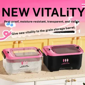 Dopamine Rice Bucket 2026 New Model, Insect-Proof Moisture-Proof, Food Sealed Rice Storage Container, Grain Storage Box