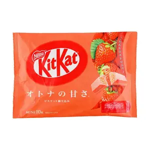 NESTLE Japan KITKAT Strawberry Wafer Chocolate 2 Pack - 10 Pieces Each, 124.3g