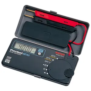 Sanwa  Pocket Size Digital Multimeter with Built-In Case