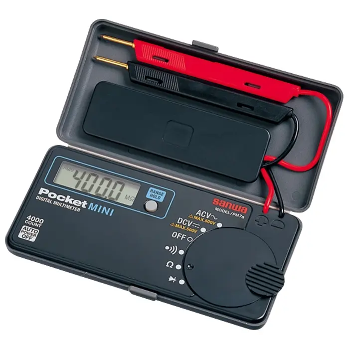212 MAIN Pocket-Size Digital Multimeter with Built-In Case, Auto Repair Voltage Tester for Automotive & Motorcycle Diagnostic Use