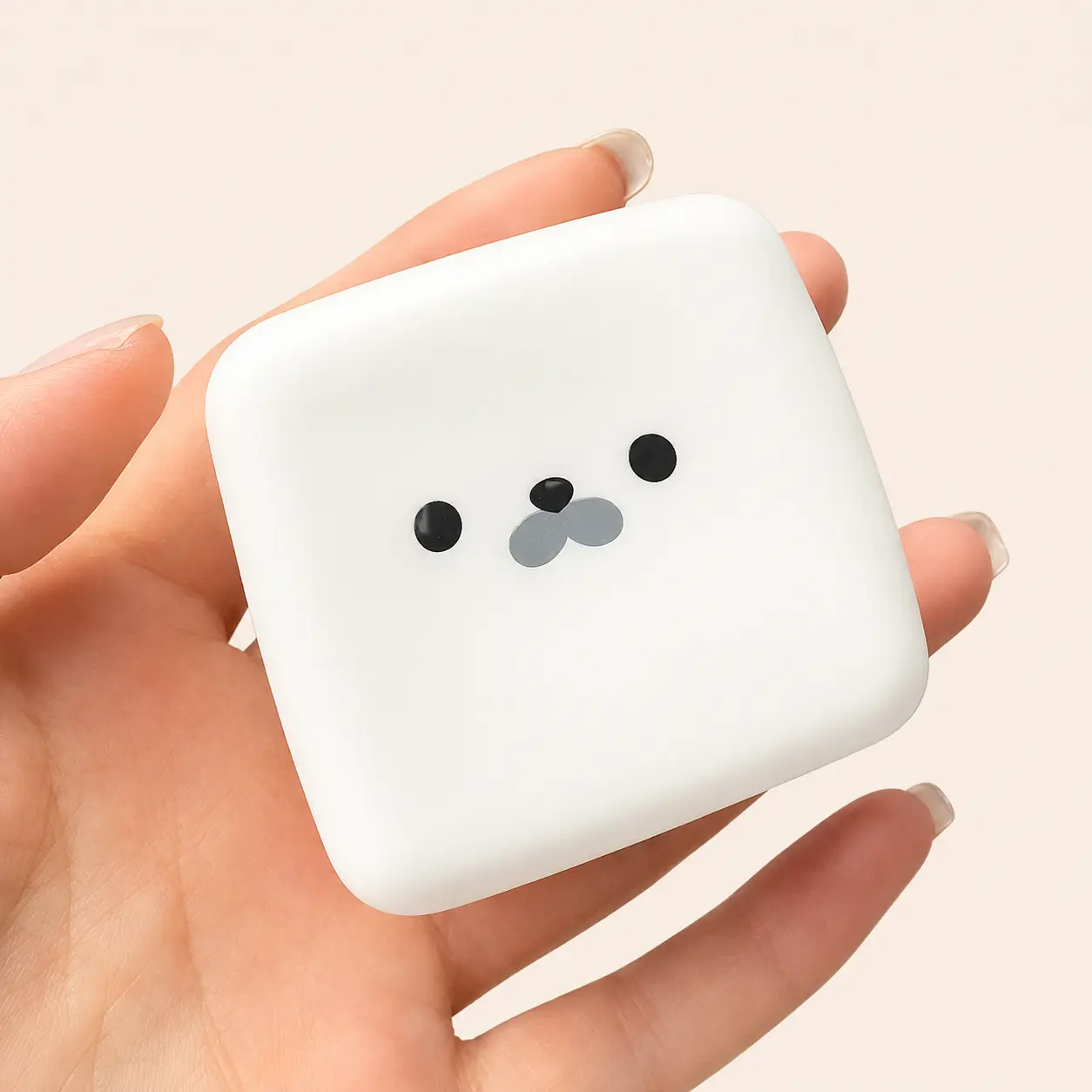 Seal Milk Design Squishy, Silicone Stress Reliever Squishy Toy - Cute Seal Milk Design, 6cm/2.36in Compact Squeezable Slow Rebound, Glue-Sealed Unisex Office Gift, Silicone Stress Relief House & Festive Party Decoration