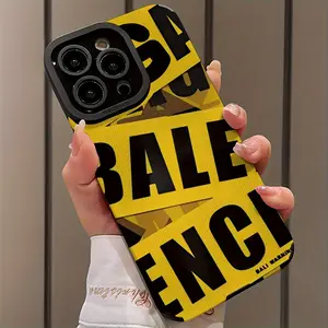 Creative Tape Pattern Design Phone Case, Shockproof Phone Protective Cover, Phone Accessory Compatible with iPhone Casing