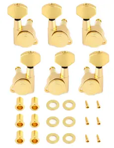 3L3R Guitar String Tuning Pegs Locking Tuners Keys Machine Heads Tuners Gold