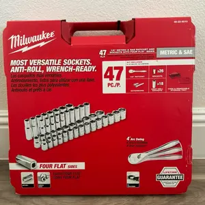 Milwaukee 47pc 1/2 Socket Set