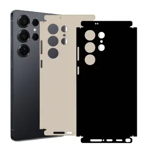 Full Back Screen Protector & Side Edge Frame Protector, 2 Counts Phone Back Screen Protective Film, Phone Accessories Compatible with Samsung-Galaxy S25-Ultra