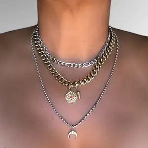 SANTANA AZTEC LAYERED NECKLACE