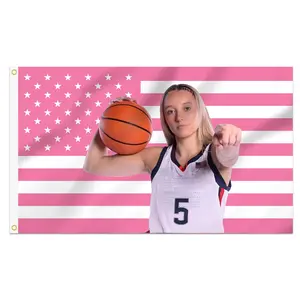 3x5 Ft Paige Bueckers Decorative Flag with 2 Brass Grommets for Outdoor Indoor, Double Stitched, Wall Hanging Room Decor Tapestry, College Dorm Room Porch Outside Decorations Gift