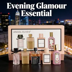 Women's Perfume Set of 4, Floral Fragrance Collection, Carefully Picked Scents, Angel Elves Gift Box, Long-Lasting & Light Scent, Perfect Valentine's Gift for Her, Fragrance Sets