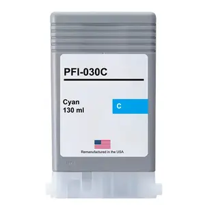 U.S. Remanufactured for Canon PFI-030 130mL Cyan