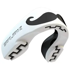 SafeJawz EXTRO Dual Layer Mouth Guard with Case for Basketball, Lacrosse, Football, MMA, Hockey, Wrestling - Junior Up to 11 Years - MO