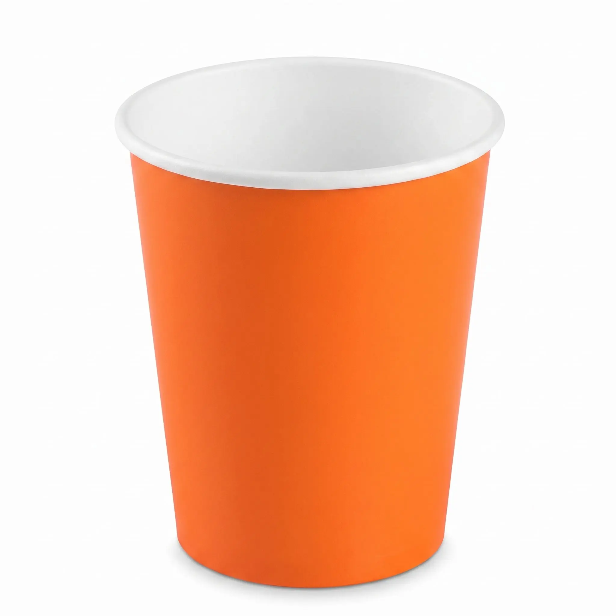 Vibrant Orange 9oz Paper Cups Vibrant Orange 9oz Paper Cups