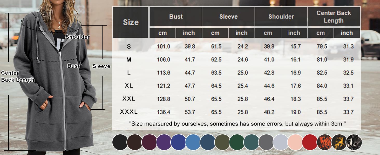 comfyclothing Womens Zip Up Hoodies Long Sleeve Fall Hooded Lightweight Tunic Sweatshirt Oversize Fleece Jacket With Pockets Womenswear Coat 2025  hoodie jumper zip sweatshirt