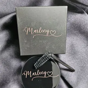 Marleny Waterproof Eyebrow Gel - Original Formula in Black Container with Gold Lettering