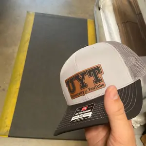 University of you tube leather patch hat