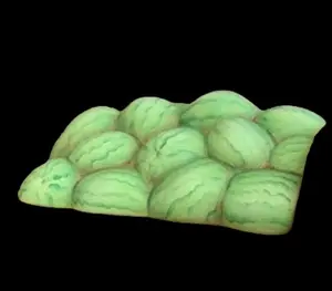 Clay Magic Watermelon Truck Insert Unpainted Ceramic Bisque