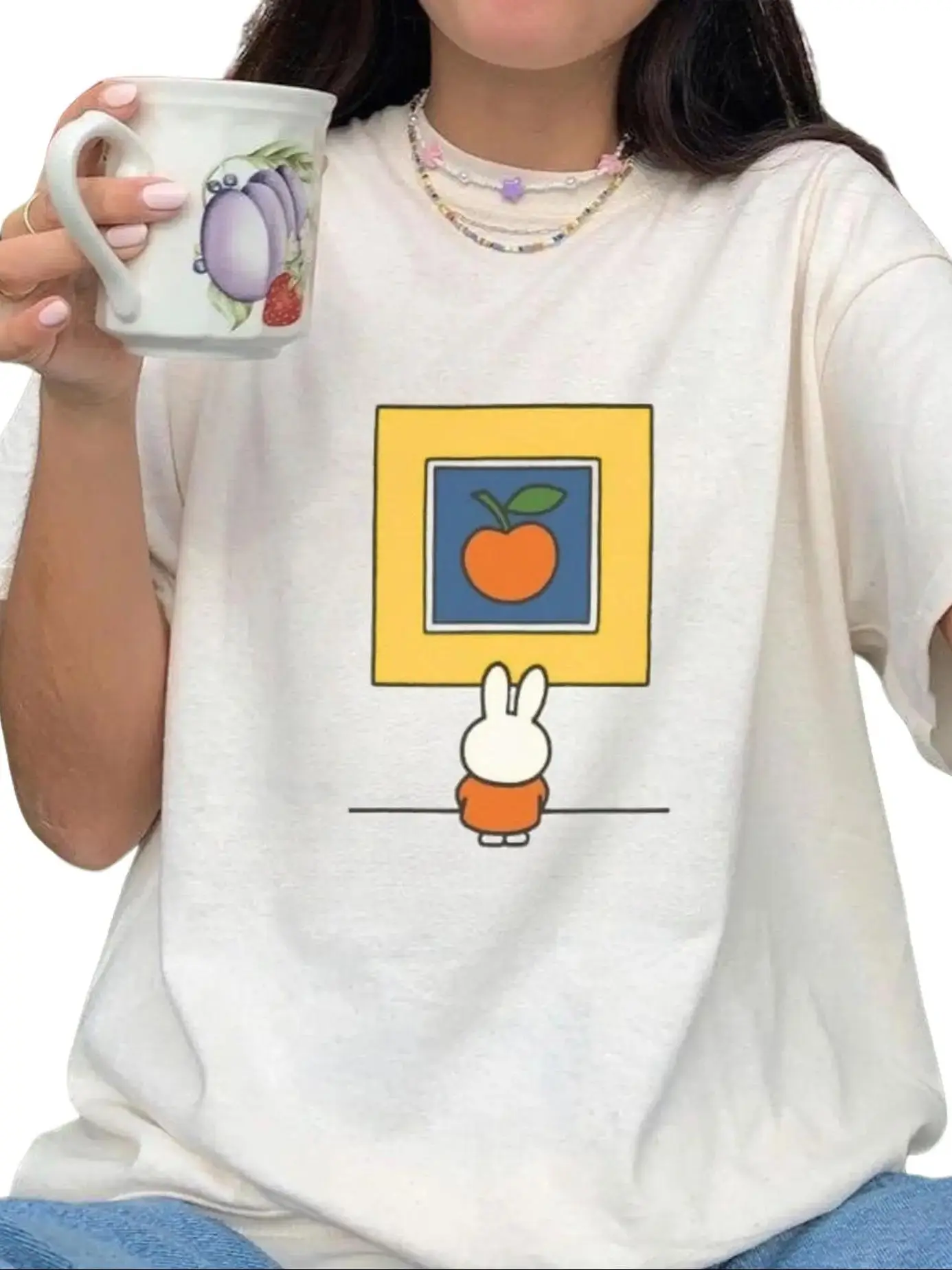 miffy at the museum tee, womens miffy tee shirt