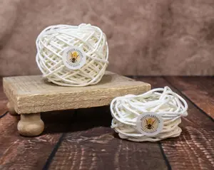 #1 This Square Braided Cotton Wick for Beeswax