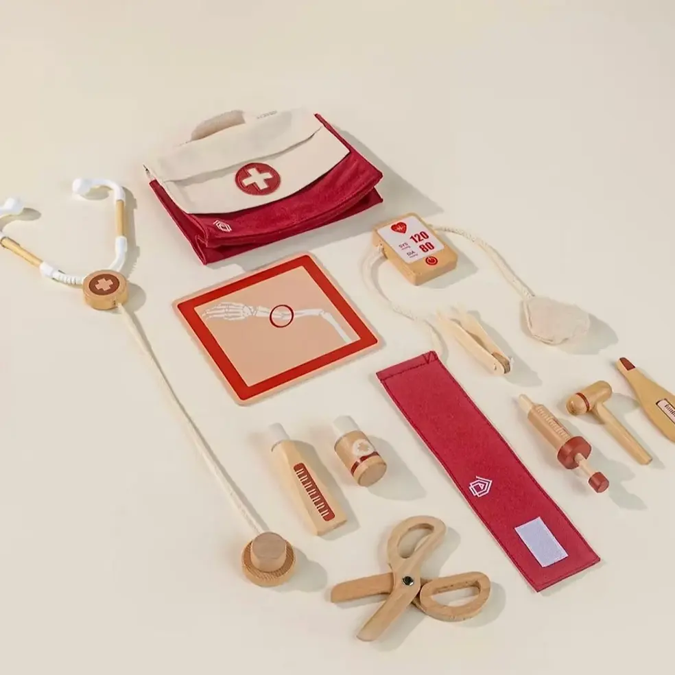 Wooden Doctor Playset