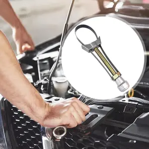 Adjustable oil filter for car repair with wrench. General Motors filter removal tool can be adjusted to 60mm -110mm Car Inspection Tools