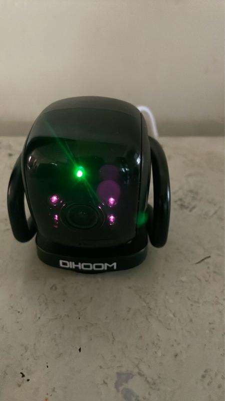 Dihoom Security Camera with LED Light, Compact Design, Micro SD Card, 30fps Video, Durable Construction, Black Color Dihoom Security Camera with LED Light, Compact Design, Micro SD Card, 30fps Video, Durable Construction, Black Color